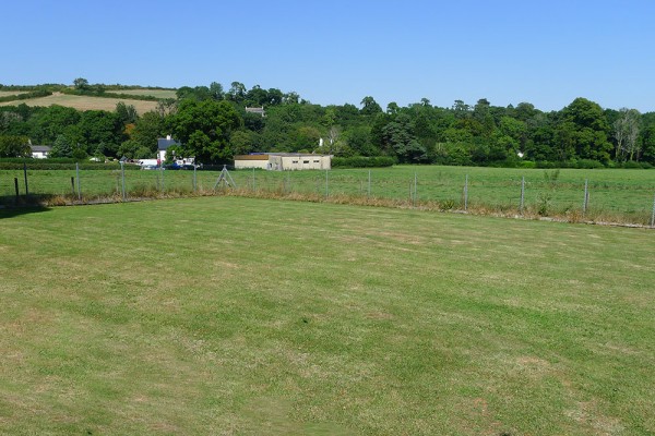 The space allocated for a village hall in Avonwick